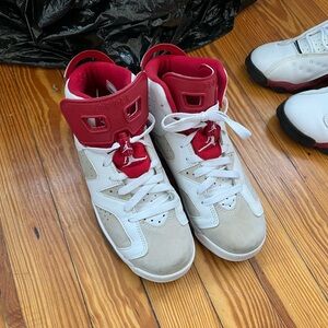 Jordan Kids Sneakers Red White